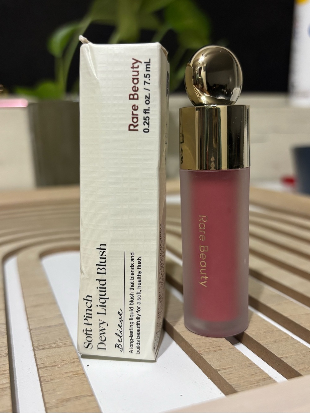 Rare Beauty Lip Soufflé Velvet Tint — believe tone - Picture 3 of 5